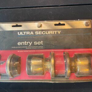 ULTRA SECURITY 43965 Exterior Entry Set Deadbolt Grade 3 (142)
